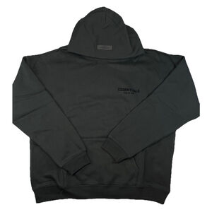 Essentials Fear of God Hoodie Pullover Sweatshirt Size XL Black NWT Stretch Limo